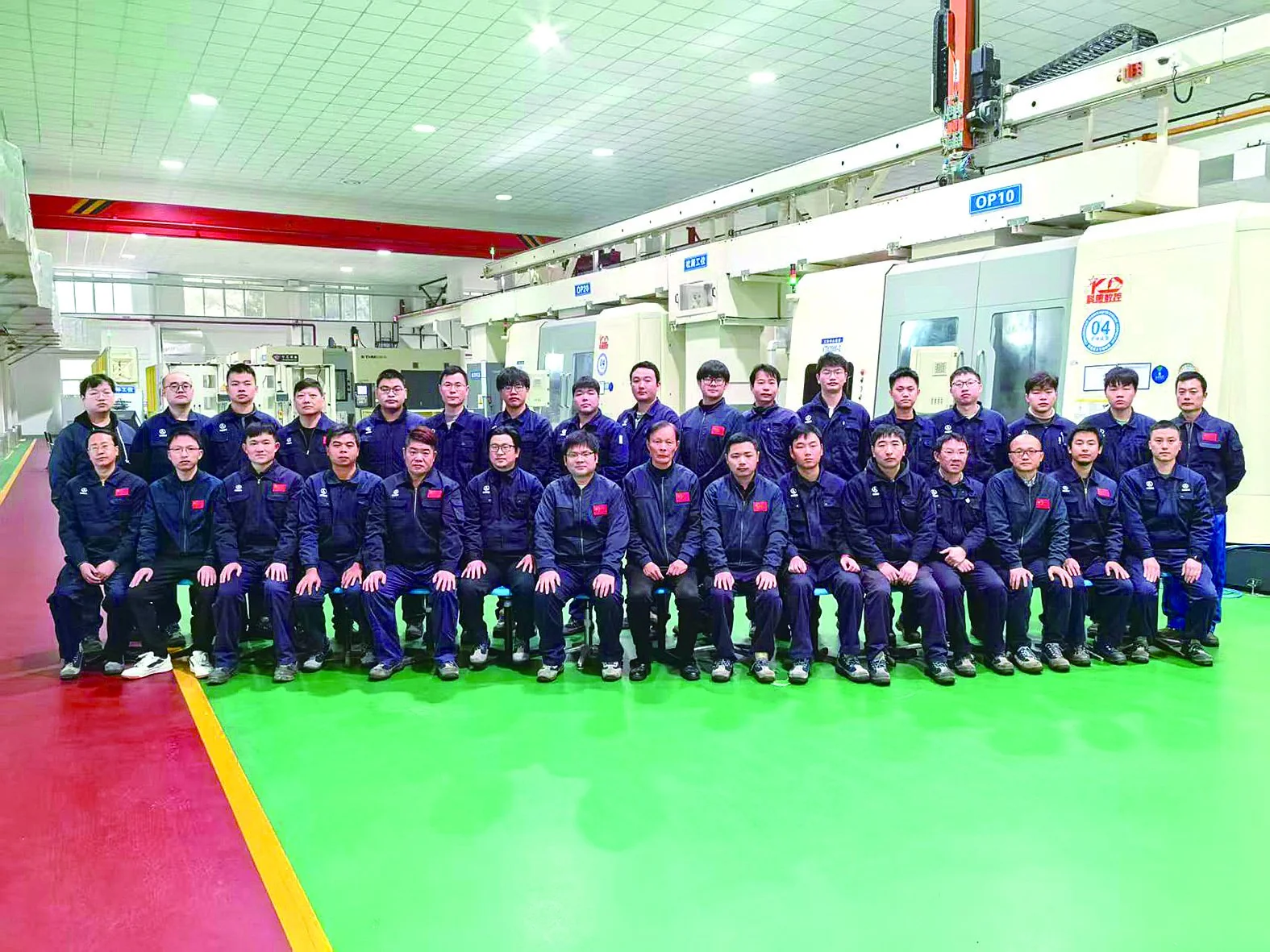 Taihe Machinery manufacturing and engineering team