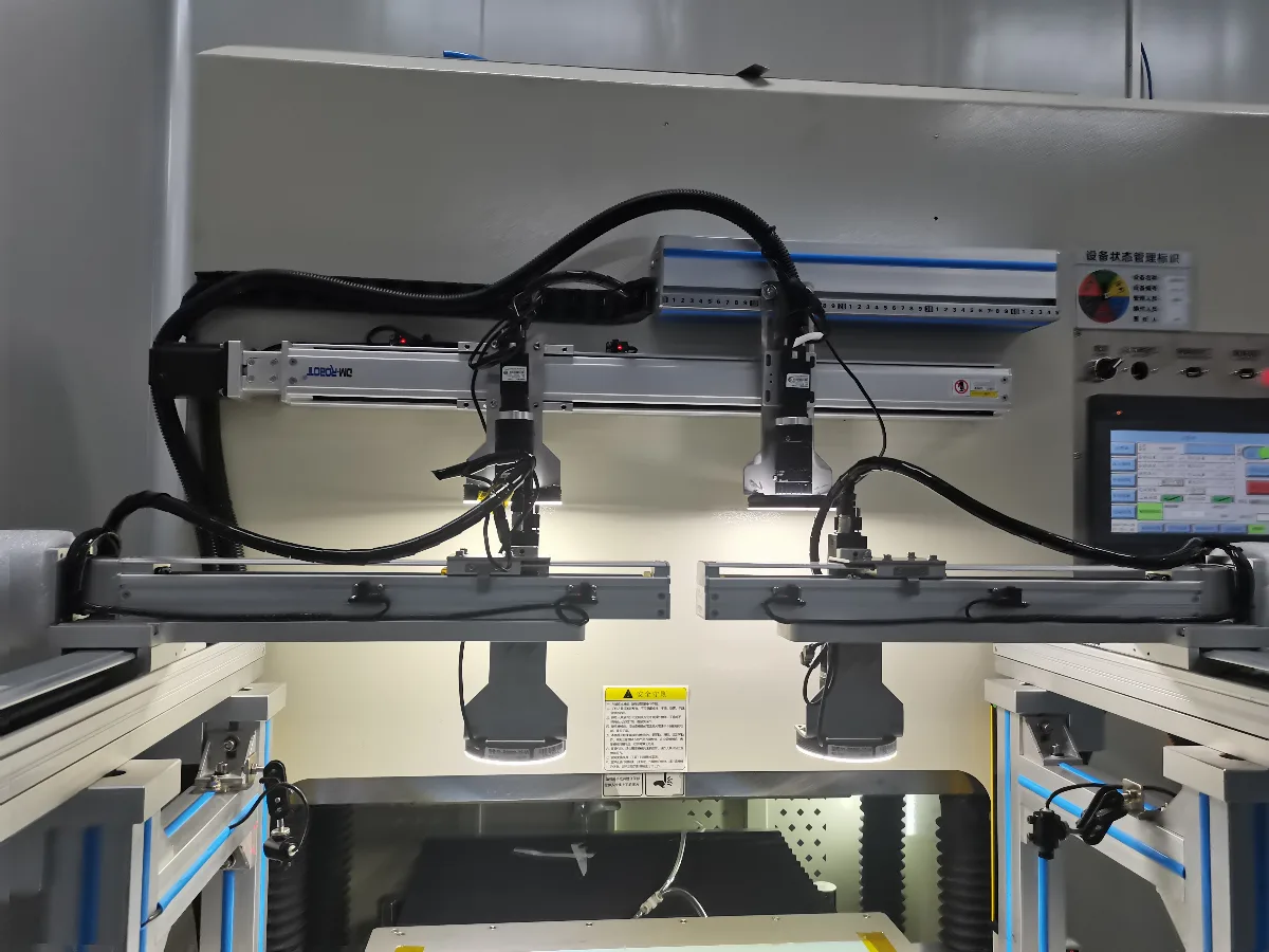CCM machine-vision alignment cameras